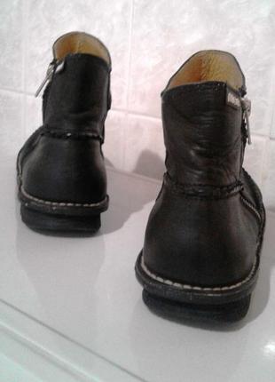 Кожаные ботинки alce shoes анатомические - р. 40 - 26 см. в стиле barefoot, camper4 фото