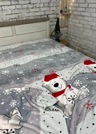 Флісовий новорічний плед