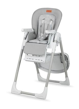 Детский стульчик для кормления momi yumtis light grey | стульчик для кормления ребёнка4 фото