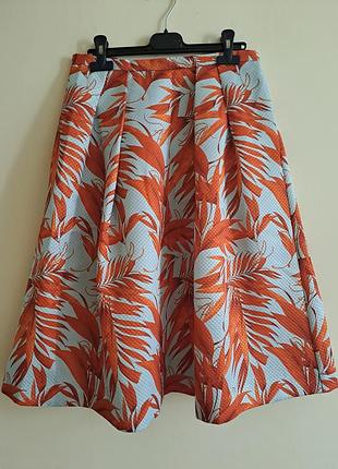 Спідниця міді в складку h&m