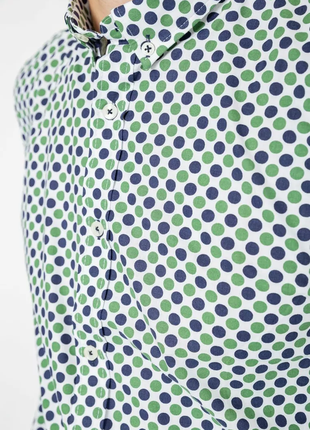 Сорочка чоловіча повсякденна, колір молочно-зелений, 247r401