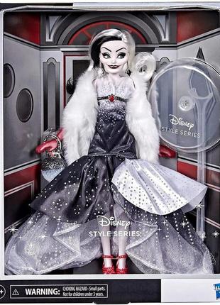 Кукла круэлла де виль стильные злодеи диснея 101 далматинец disney villains style series cruella.
