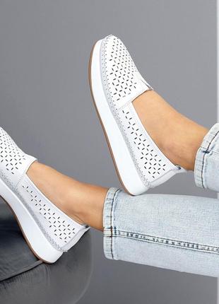 Мокасины "winsti" женские натур. кожа флотор