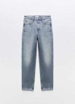 Джинси zara moms висока посадка