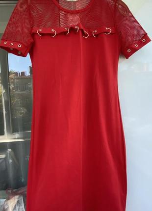 Туника женская красная