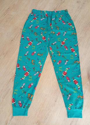 Нові натуральні спальні піжамні домашні штани 100% бавовни розмір м