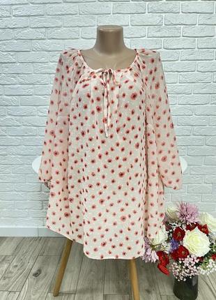 Блузка блуза нарядная р 54- 56-58 бренд "marina kaneva"