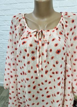 Блузка блуза нарядная р 54- 56-58 бренд "marina kaneva"