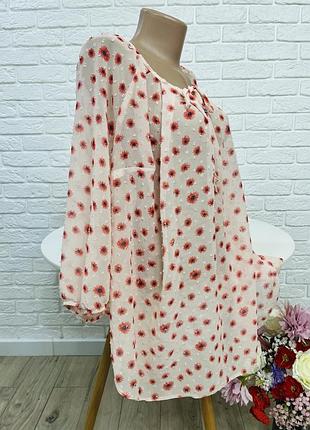 Блузка блуза нарядная р 54- 56-58 бренд "marina kaneva"
