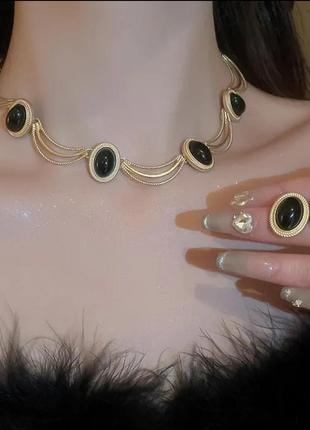 Набор колье и серьги