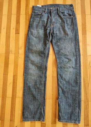 Levis 505 серо-синие джинсы, w30l32, хлопок 100%