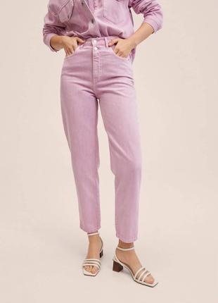Актуальные джинсы ankle tapered с высокой посадкой от mango