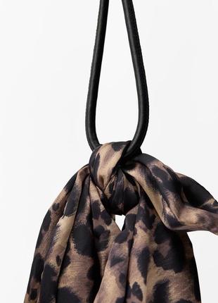Сумка-шоппер леопардовая zara new4 фото