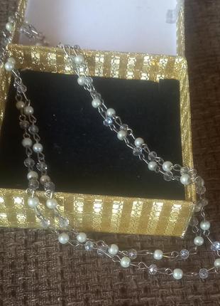 Нежное, винтажное ожерелье. англия.