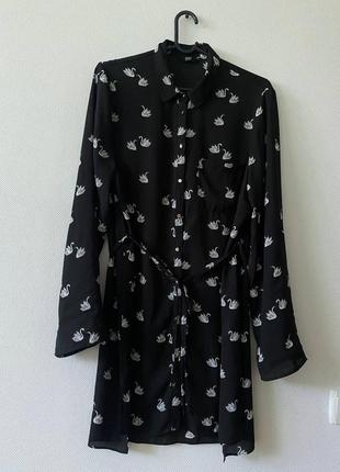 Блуза шифонова в принт