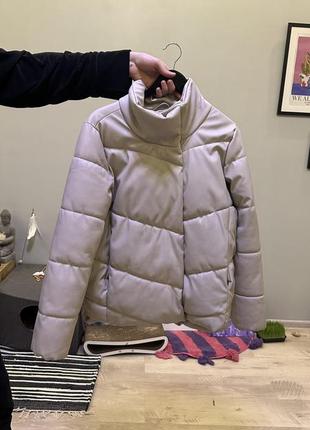 Куртка зимняя бежевая reserved с дефектом