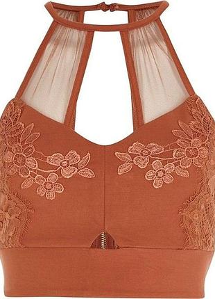 Топ с кружевом