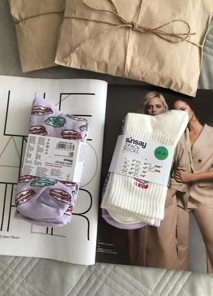 Набор стильный носков в размере 39-41