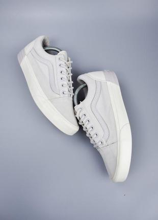 Vans old skool dx blocked classic grey вансы низкие серые белые 384 фото