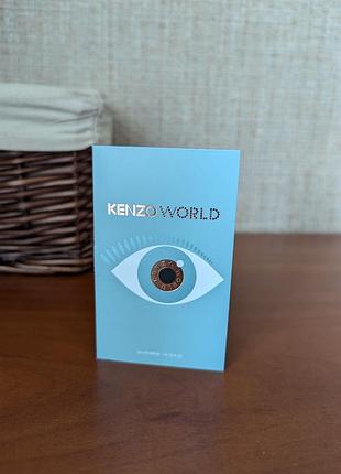Kenzo world kenzo пробник.