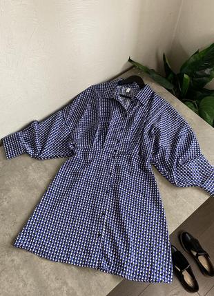 Сукня в геометричний принт h&m, розмір м
