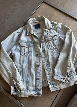 Джинсова куртка zara 2