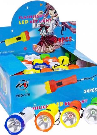 Ліхтарик світлодіодний led 176 пластик