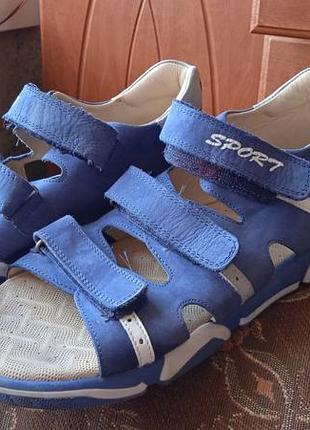 Сандалі босоніжки на ліпучках комфортна хода azra