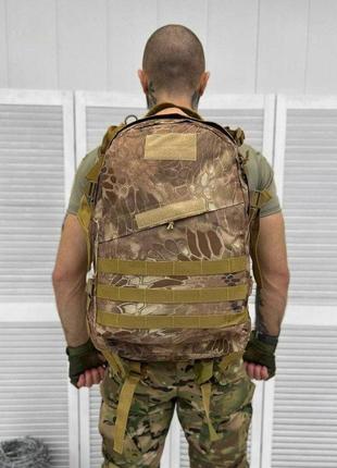 Тактический штурмовой рюкзак коричневого цвета рюкзак камуфляж 45л военный армейский рюкзак коричневый4 фото