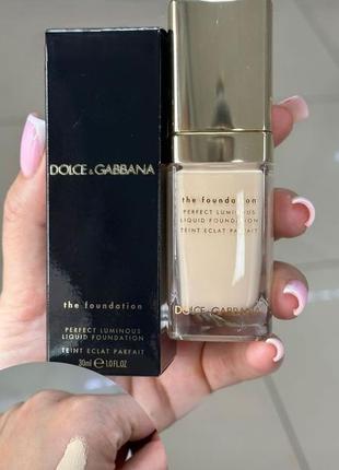 Відновлюючий тональний крем dolce&gabbana perfect luminous foundation # 60 classic