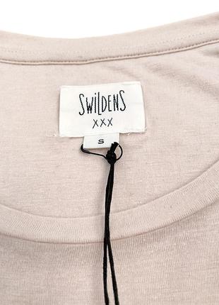 Эксклюзивная льняная футболка swildens в стиле оверсайз, s/m/l4 фото