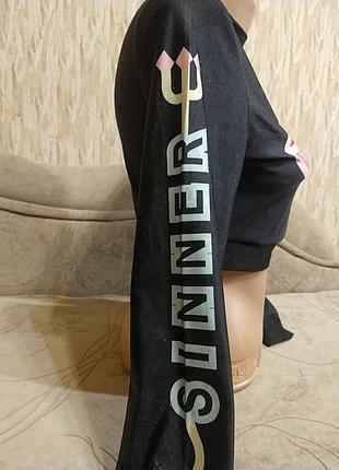 Кроп топ с длинным рукавом 4