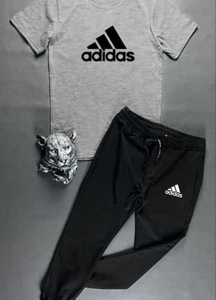 Чоловічий спортивний костюм adidas на весну та літо2 фото