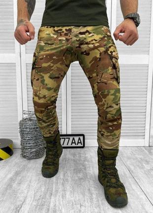 Легкие стрейчевые штаны мультикам летние армейские штаны мультикам материал английский даблтвил воєнторг ua