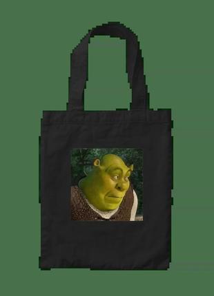 Шоппер с принтом шрек