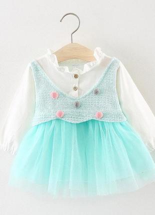 Сукня блакитна 1898, розмір 90