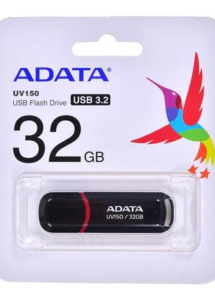 Flash a-data usb 3.2 uv150 32gb black3 фото