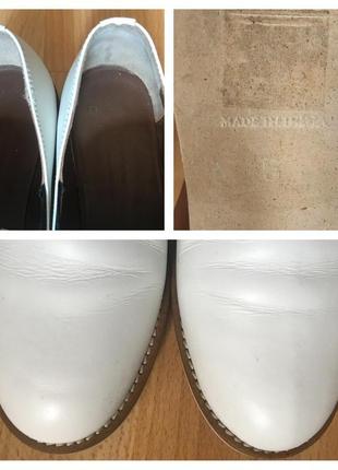 Туфли лоферы asos motown натуральная кожа uk5/38 р.4 фото