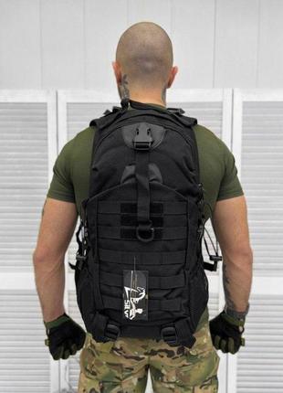 Штурмовой тактический рюкзак 5.11 черный рюкзак милитари черного цвета небольшой вместительный рюкзак армейски2 фото