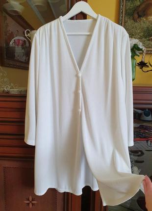 Накидка туника с разрезами удлиненная блуза3 фото