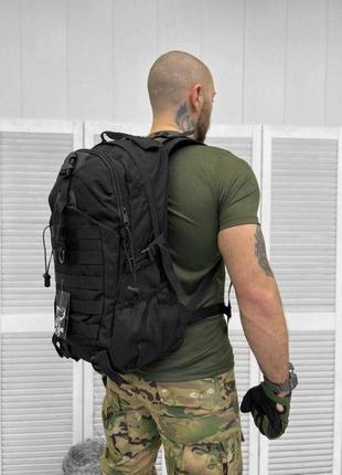 Штурмовой тактический рюкзак 5.11 черный рюкзак милитари черного цвета небольшой вместительный рюкзак армейски1 фото