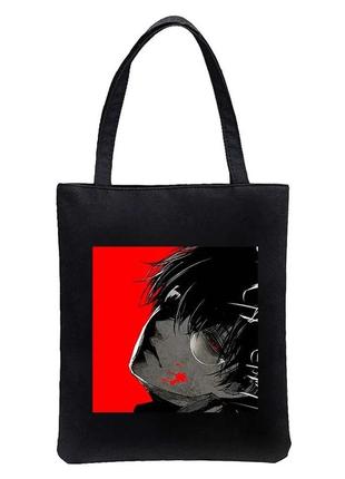Шоппер с принтом tokyo ghoul