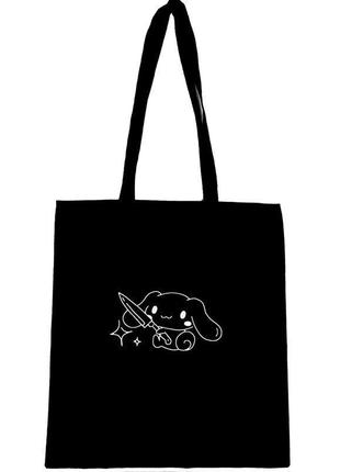 Шоппер с принтом rabbit