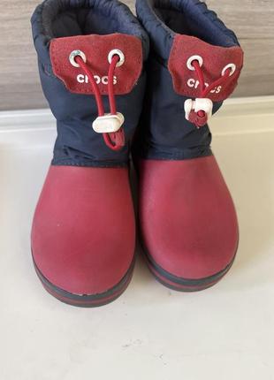 Crocs ботинки,утепленные, размер с11, размер 28(17,4 см)