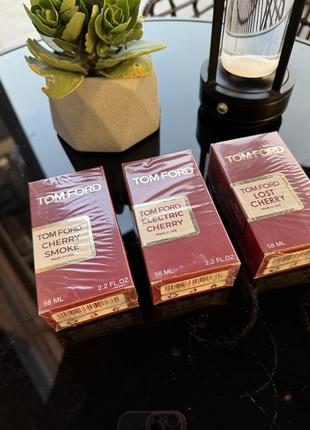 Набор парфюма tom ford 3 шт lust cherry, electric cherry, cherry smoked