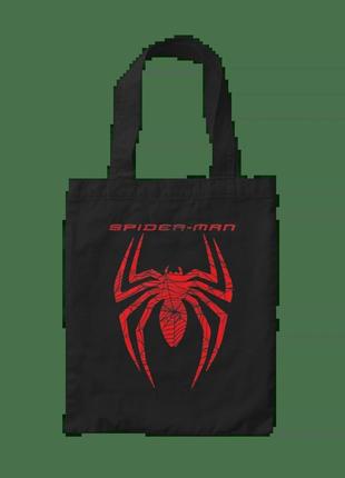 Шоппер с принтом людина павук