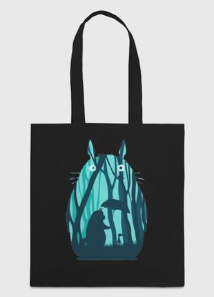 Шоппер с принтом тоторо лесной болван