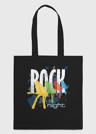 Шоппер с принтом rock night