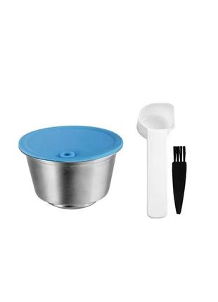 Многоразовая металлическая капсула для кофеварки dolce gusto, krups, nescafe dq55-1