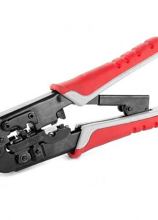 Прес — кліщі для штекерів rj11, rj12, rj45 типу western intertool ht-7052
